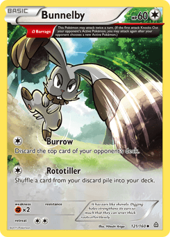 Bunnelby 121/160 — Primal Clash