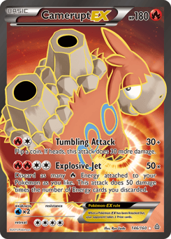 Camerupt-EX 146/160 — Primal Clash