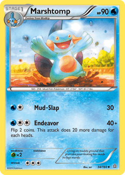 Marshtomp 34/160 — Primal Clash