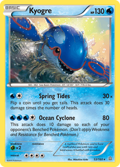 Kyogre 53/160 — Primal Clash