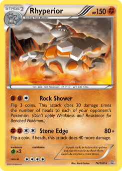 Rhyperior 76/160 — Primal Clash
