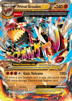 Primal Groudon-EX 86/160 — Primal Clash