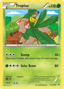 Tropius 12/108 — Roaring Skies