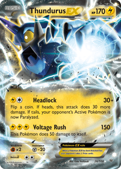 Thundurus-EX 26/108 — Roaring Skies