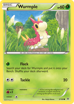 Wurmple 3/108 — Roaring Skies