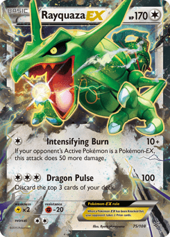 Rayquaza-EX 75/108 — Roaring Skies