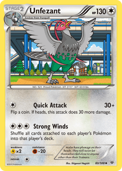 Unfezant 80/108 — Roaring Skies