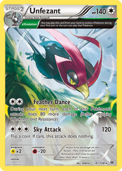 Unfezant 81/108 — Roaring Skies