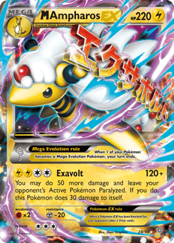 M Ampharos-EX 28/98 — Ancient Origins