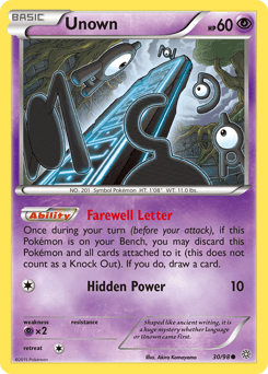 Unown 30/98 — Ancient Origins