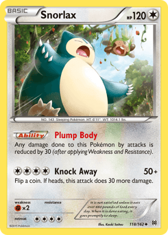 Snorlax 118/162 — BREAKthrough