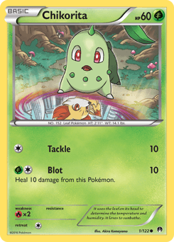 Chikorita 1/122 — BREAKpoint