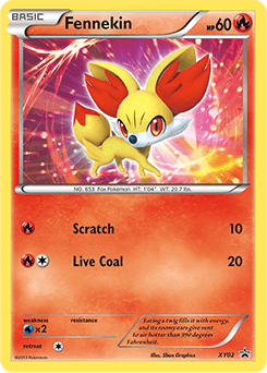 Fennekin XY02/211 — XY Black Star Promos