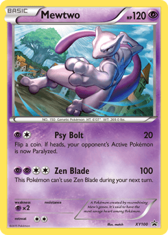 Mewtwo XY100/211 — XY Black Star Promos