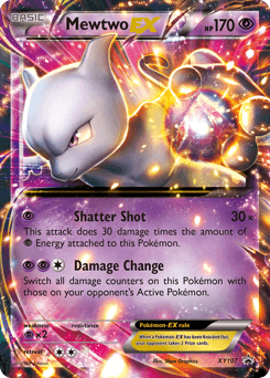 Mewtwo-EX XY107/211 — XY Black Star Promos