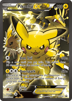 Pikachu-EX XY124/211 — XY Black Star Promos