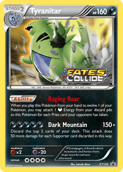 Tyranitar XY130/211 — XY Black Star Promos