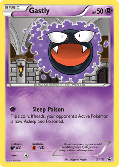 Gastly XY132/211 — XY Black Star Promos
