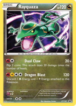 Rayquaza XY141/211 — XY Black Star Promos