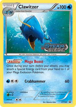 Clawitzer XY146/211 — XY Black Star Promos