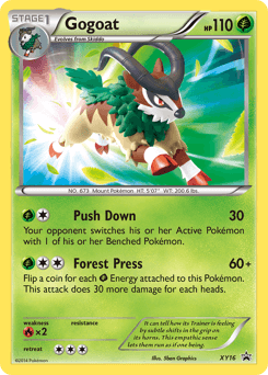 Gogoat XY16/211 — XY Black Star Promos