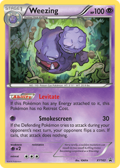 Weezing XY163/211 — XY Black Star Promos