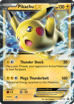 Pikachu-EX XY174/211 — XY Black Star Promos