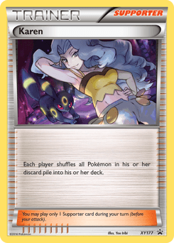 Karen XY177/211 — XY Black Star Promos