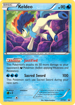 Keldeo XY191/211 — XY Black Star Promos