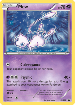 Mew XY192/211 — XY Black Star Promos