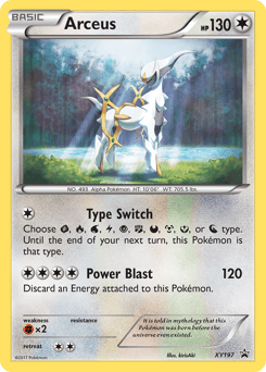 Arceus XY197/211 — XY Black Star Promos
