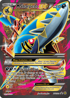 M Sharpedo-EX XY200a/211 — XY Black Star Promos
