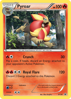 Pyroar XY26/211 — XY Black Star Promos