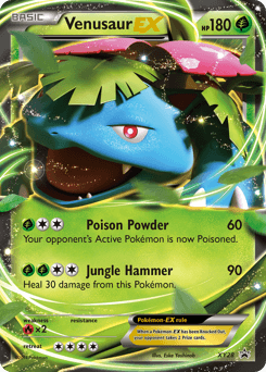 Venusaur-EX XY28/211 — XY Black Star Promos