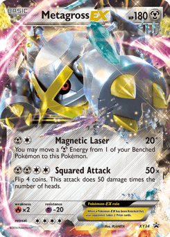 Metagross-EX XY34/211 — XY Black Star Promos