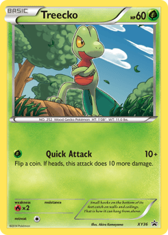 Treecko XY36/211 — XY Black Star Promos
