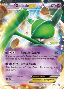 Gallade-EX XY45/211 — XY Black Star Promos