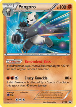 Pangoro XY50/211 — XY Black Star Promos