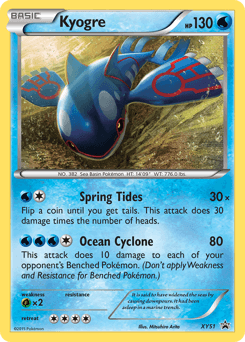 Kyogre XY51/211 — XY Black Star Promos