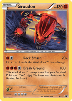 Groudon XY52/211 — XY Black Star Promos