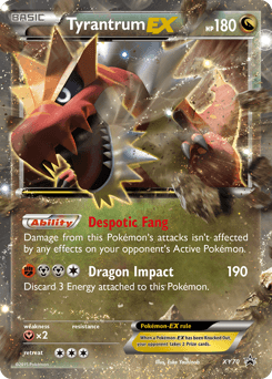 Tyrantrum-EX XY70/211 — XY Black Star Promos