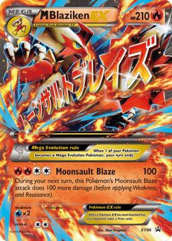 M Blaziken-EX XY86/211 — XY Black Star Promos