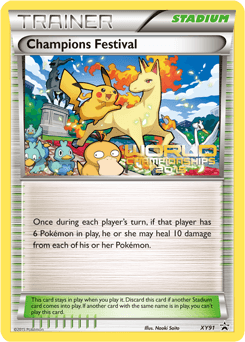 Champions Festival XY91/211 — XY Black Star Promos