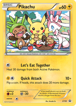 Pikachu XY95/211 — XY Black Star Promos