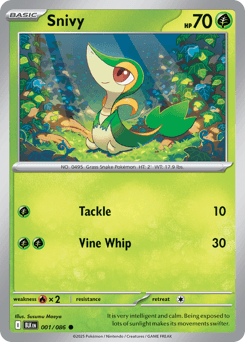 Snivy 1/86 — Black Bolt