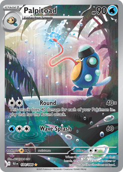 Palpitoad 104/86 — Black Bolt