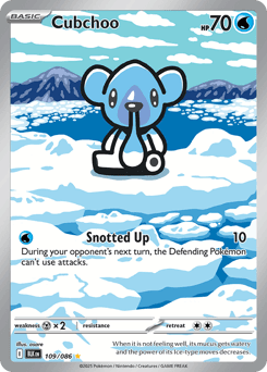 Cubchoo 109/86 — Black Bolt