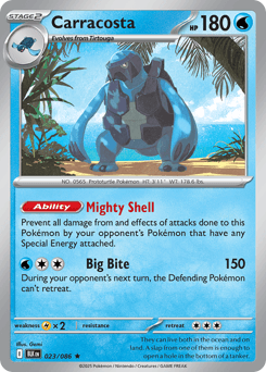Carracosta Pokémon card