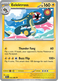 Eelektross Pokémon card