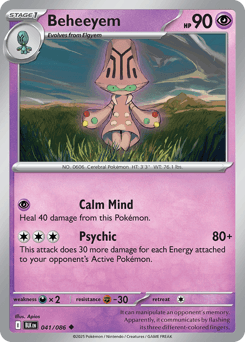 Beheeyem Pokémon card